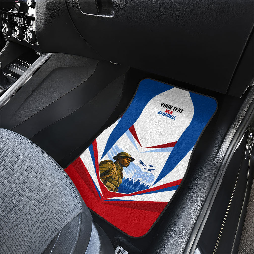 Personalized Harlem Hellfighters Car Mats Vintage WWI Military History Patriotic Art