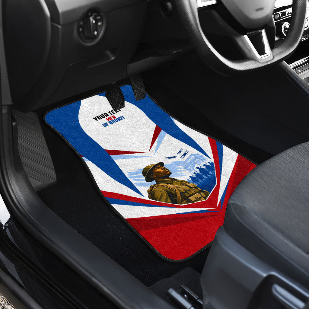 Personalized Harlem Hellfighters Car Mats Vintage WWI Military History Patriotic Art