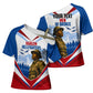 Personalized Harlem Hellfighters Cross Shoulder Shirt Vintage WWI Military History Patriotic Art