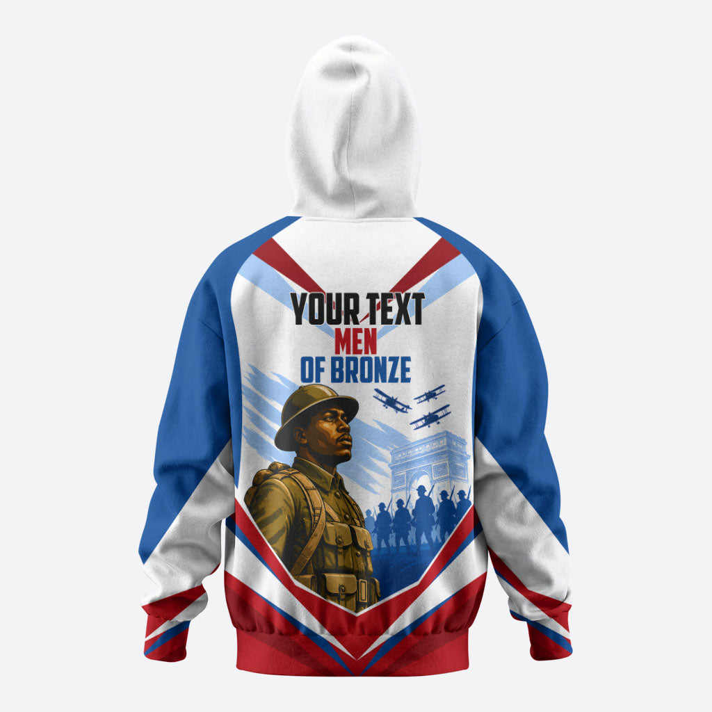 Personalized Harlem Hellfighters Hoodie Vintage WWI Military History Patriotic Art