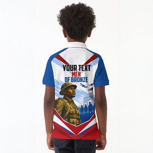 Personalized Harlem Hellfighters Kid Polo Shirt Vintage WWI Military History Patriotic Art