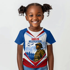 Personalized Harlem Hellfighters Kid T shirt Vintage WWI Military History Patriotic Art