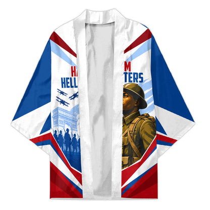Personalized Harlem Hellfighters Kimono Vintage WWI Military History Patriotic Art