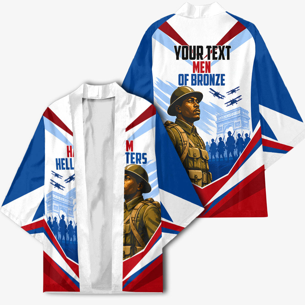 Personalized Harlem Hellfighters Kimono Vintage WWI Military History Patriotic Art