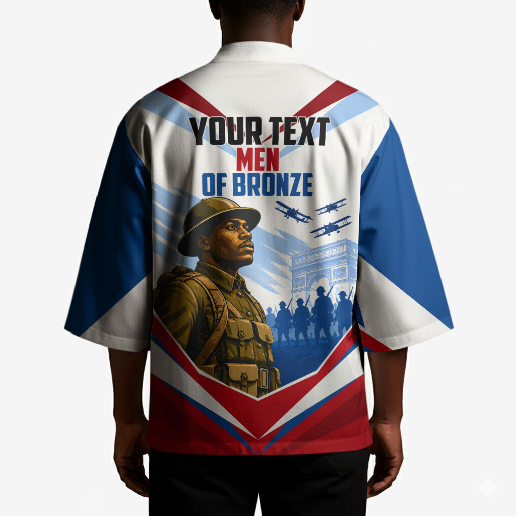 Personalized Harlem Hellfighters Kimono Vintage WWI Military History Patriotic Art