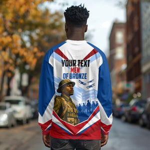 Personalized Harlem Hellfighters Long Sleeve Shirt Vintage WWI Military History Patriotic Art