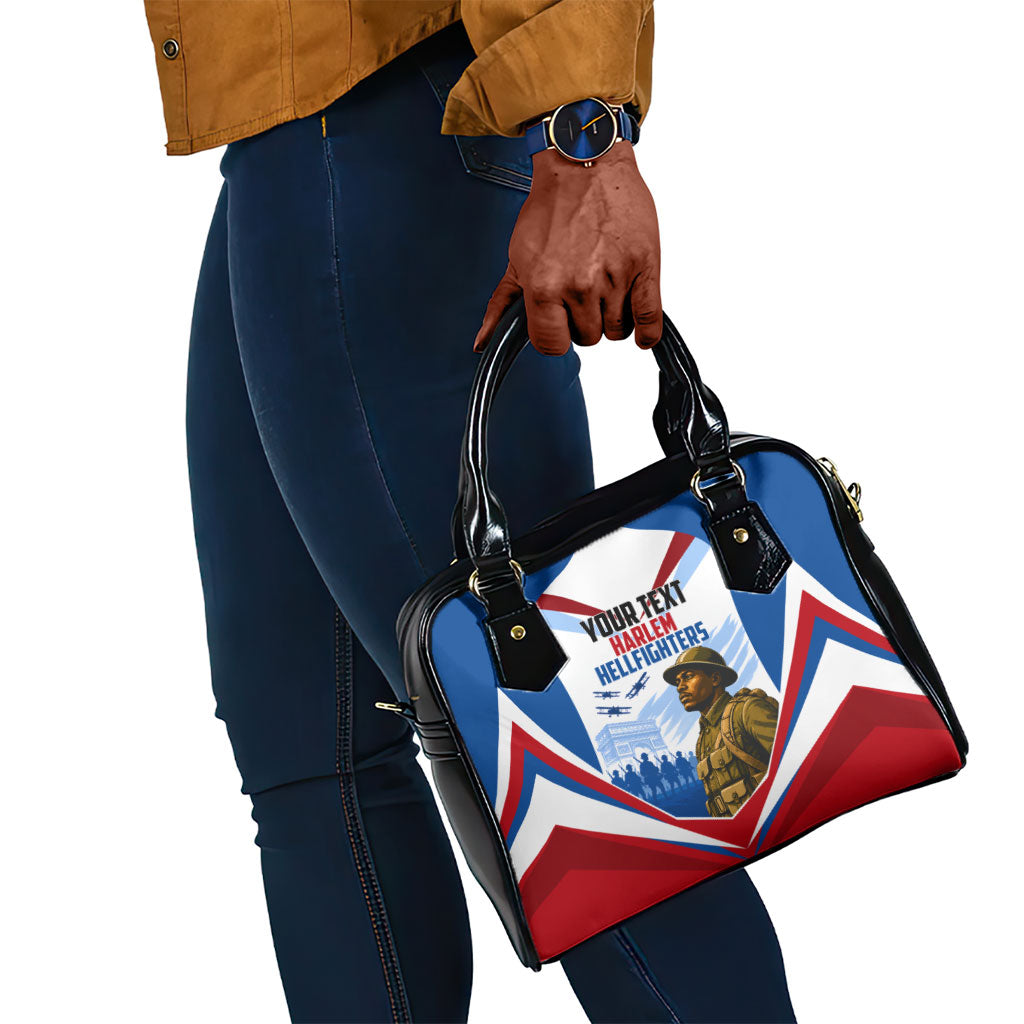 Personalized Harlem Hellfighters Shoulder Handbag Vintage WWI Military History Patriotic Art