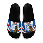 Personalized Harlem Hellfighters Slide Sandals Vintage WWI Military History Patriotic Art