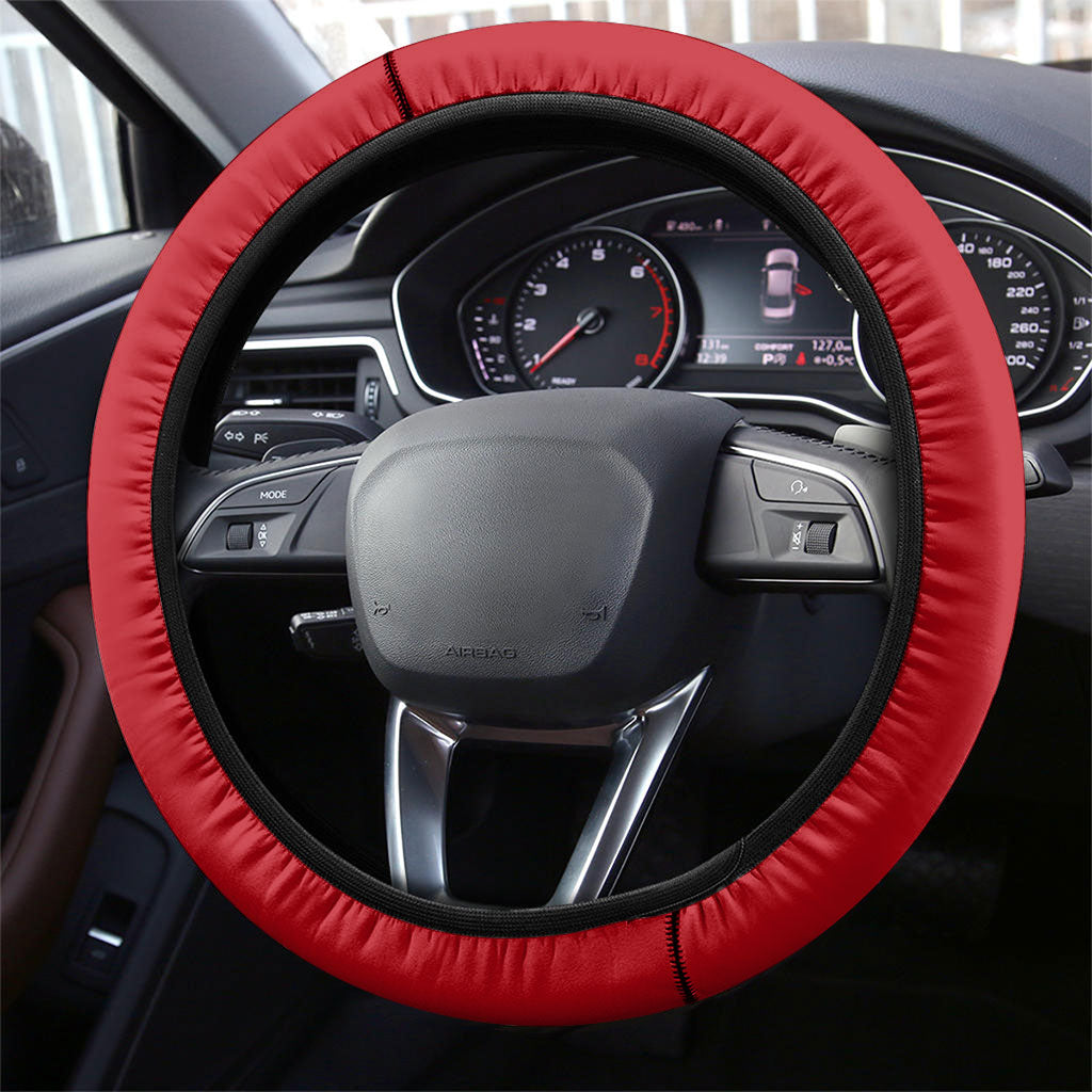 Harlem Hellfighters Steering Wheel Cover Vintage WWI Military History Patriotic Art