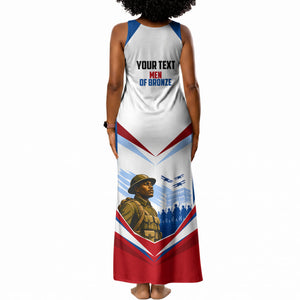 Personalized Harlem Hellfighters Tank Maxi Dress Vintage WWI Military History Patriotic Art