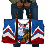 Personalized Harlem Hellfighters Travel Bag Vintage WWI Military History Patriotic Art