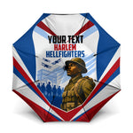 Personalized Harlem Hellfighters Umbrella Vintage WWI Military History Patriotic Art