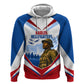Personalized Harlem Hellfighters Zip Hoodie Vintage WWI Military History Patriotic Art
