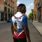 Personalized Harlem Hellfighters Zipper Polo Shirt Vintage WWI Military History Patriotic Art