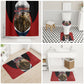 Personalized Harlem Hellfighters Bathroom Set WWI African American Soldiers Patriotic Vintage Art