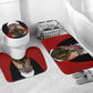 Personalized Harlem Hellfighters Bathroom Set WWI African American Soldiers Patriotic Vintage Art