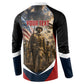 Personalized Harlem Hellfighters Button Sweatshirt WWI African American Soldiers Patriotic Vintage Art
