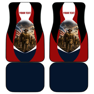Personalized Harlem Hellfighters Car Mats WWI African American Soldiers Patriotic Vintage Art