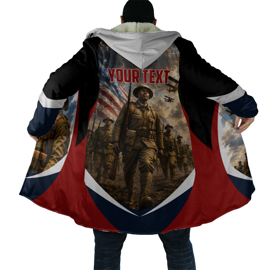 Personalized Harlem Hellfighters Cloak WWI African American Soldiers Patriotic Vintage Art