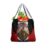 Personalized Harlem Hellfighters Grocery Bag WWI African American Soldiers Patriotic Vintage Art