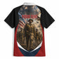 Personalized Harlem Hellfighters Hawaiian Shirt WWI African American Soldiers Patriotic Vintage Art