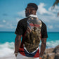Personalized Harlem Hellfighters Hawaiian Shirt WWI African American Soldiers Patriotic Vintage Art