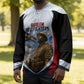 Personalized Harlem Hellfighters Hockey Jersey WWI African American Soldiers Patriotic Vintage Art