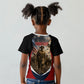 Personalized Harlem Hellfighters Kid T shirt WWI African American Soldiers Patriotic Vintage Art