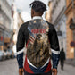 Personalized Harlem Hellfighters Long Sleeve Button Shirt WWI African American Soldiers Patriotic Vintage Art