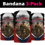 Personalized Harlem Hellfighters Neck Gaiter WWI African American Soldiers Patriotic Vintage Art