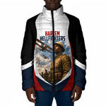 Personalized Harlem Hellfighters Padded Jacket WWI African American Soldiers Patriotic Vintage Art
