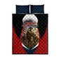 Personalized Harlem Hellfighters Quilt Bed Set WWI African American Soldiers Patriotic Vintage Art