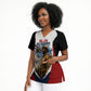 Personalized Harlem Hellfighters Scrub Top WWI African American Soldiers Patriotic Vintage Art