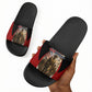 Personalized Harlem Hellfighters Slide Sandals WWI African American Soldiers Patriotic Vintage Art