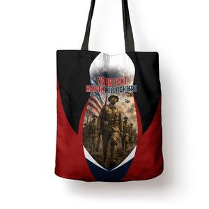 Personalized Harlem Hellfighters Tote Bag WWI African American Soldiers Patriotic Vintage Art