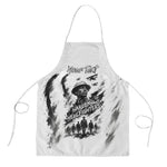 Personalized Harlem Hellfighters Apron WWI African American Soldiers Monochrome Grunge Sketch Art