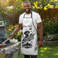 Personalized Harlem Hellfighters Apron WWI African American Soldiers Monochrome Grunge Sketch Art