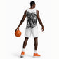Personalized Harlem Hellfighters Basketball Jersey WWI African American Soldiers Monochrome Grunge Sketch Art