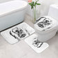 Personalized Harlem Hellfighters Bathroom Set WWI African American Soldiers Monochrome Grunge Sketch Art