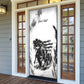 Personalized Harlem Hellfighters Door Cover WWI African American Soldiers Monochrome Grunge Sketch Art