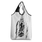 Personalized Harlem Hellfighters Grocery Bag WWI African American Soldiers Monochrome Grunge Sketch Art