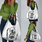Personalized Harlem Hellfighters Grocery Bag WWI African American Soldiers Monochrome Grunge Sketch Art