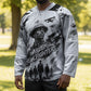 Personalized Harlem Hellfighters Hockey Jersey WWI African American Soldiers Monochrome Grunge Sketch Art