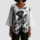Personalized Harlem Hellfighters Kimono Sleeve Blouse WWI African American Soldiers Monochrome Grunge Sketch Art