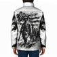 Personalized Harlem Hellfighters Padded Jacket WWI African American Soldiers Monochrome Grunge Sketch Art