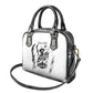 Personalized Harlem Hellfighters Shoulder Handbag WWI African American Soldiers Monochrome Grunge Sketch Art