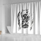 Personalized Harlem Hellfighters Shower Curtain WWI African American Soldiers Monochrome Grunge Sketch Art