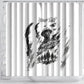 Personalized Harlem Hellfighters Shower Curtain WWI African American Soldiers Monochrome Grunge Sketch Art