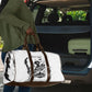 Personalized Harlem Hellfighters Travel Bag WWI African American Soldiers Monochrome Grunge Sketch Art