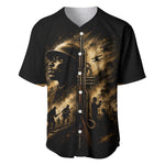 Harlem Hellfighters WWI Soldier Baseball Jersey Vintage Military Jazz Band Artwork